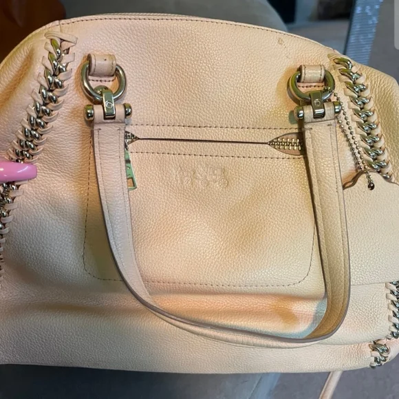 Coach Whiplash Leather Prairie Satchel Apricot - Picture 1 of 7